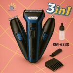 Kemei KM-6330 3-in-1 Super Grooming Kit Shaver Clipper Nose Trimmer Professional Hair Trimmer