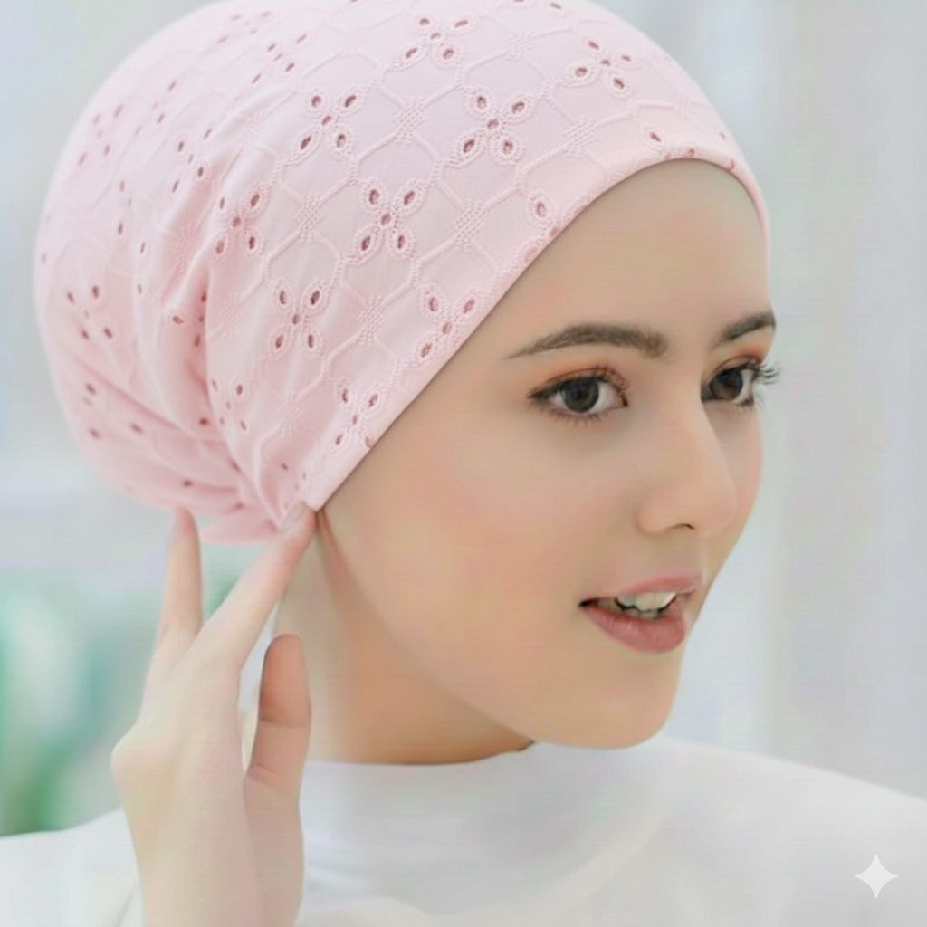 Gemini_Generated_Image_qojhvmqojhvmqojh Malaysian chicken curry stretch fabrics inner cap Lux Pink - Image 1