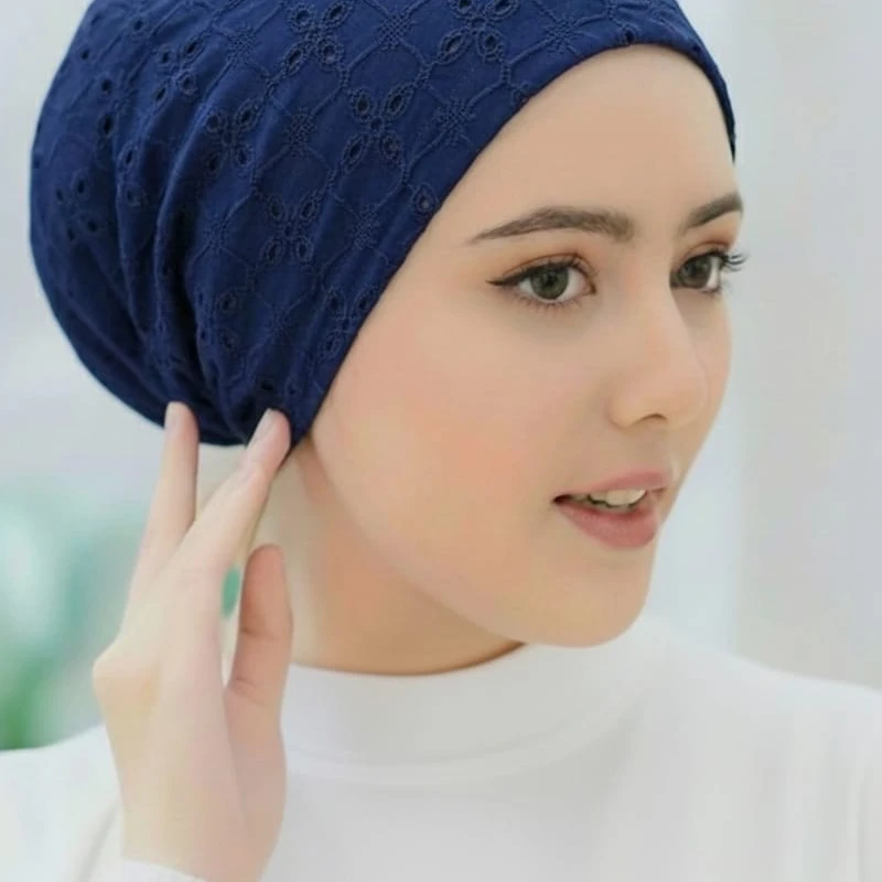 imgi_2_1766518360864_IMG-20251224-WA0005 Malaysian chicken curry stretch fabrics inner cap Navy - Image 1