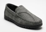 Premium Original Leather Breathable Loafer Dark Ash - Image 2