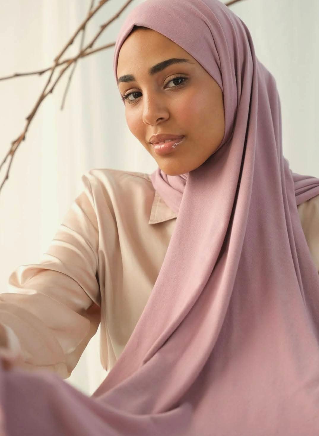 WhatsApp Image 2026-05-16 at 12.43.27 PM Mauve Pink Soft Jersey Fabric Hijab Orna for Women – Long Size 86+ x 30 Inch - Image 1